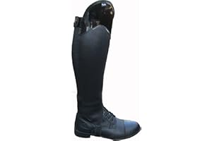 Ryda Gloss Top Real Leather Ladies Horse Riding Chaps Gaiters 15 Sizes