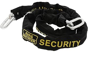 ‎BURG WÄCHTER Burg Wächter gehärtete Vierkantkette mit hochwertiger Textilummantelung, 150 cm Länge, GKM 10/150