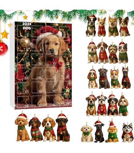 Calendario Dell'Avvento 2025 A Tema Panda - 24 Ornamenti In Acrilico, Decorazione Natalizia Per Parete O Albero, 26x18 Cm