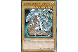 LDK2-DEK01 - Blauäugiger w. Drache (Version 2) - Common - Reprint - Deutsch - Legendary Decks II - mit LMS Trading Fieldcenter-Karte Yugioh