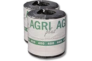 AGRI plus 1 Doppelpack Pressengarn/Erntegarn (10 kg - Für Hochdruckballen 400 m/kg, Schwarz)