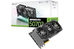 PNY Scheda Grafica GEFORCE RTX™ 5070 Ti 16GB Triple Fan DLSS4