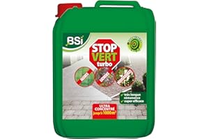 BSI - Puissant Destructeur - De Dépots Verts - Élimine Algues Lichens Moisissures - Efficace Sur Toutes Surfaces Dures - Concentré - 5l