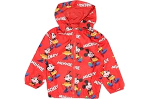 Popgear Disney Mickey & Minnie AOP Boys Rain Mac Red Camisetas de Moda Niños
