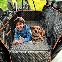 Coprisedile Auto Per Cani Rigido - Impermeabile XXL 137x63cm, Con Finestra Rete