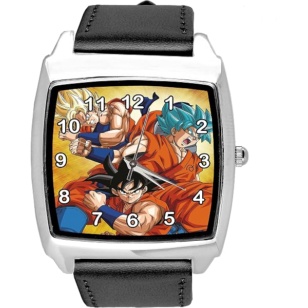 TAPORT Orologio Quadrato Da Polso In Pelle Nera – Design Robot E2 – Cinturino In Vera Pelle, Movimento Quarzo – Per Appassionati
