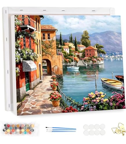 Loisir Créatif Adulte Kit Peinture Par Numéros DAERLE 'Montagnes Colorées' 30x40cm - Toile, Peintures Acryliques & Pinceaux Inclus - Peinture Par Numéro En Ligne Loisir Créatif Adulte Kit Peinture Par Numéros DAERLE 'Montagnes Colorées' 30x40cm - Toile, Peintures Acryliques & Pinceaux Inclus - Peinture Par Numéro En Ligne