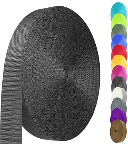 Produktbild von GM Climbing 1 Mil-Spec Nylon Tubular Webbing 4000lbs For Outdoor Tactical Parachute Climbing Rescue Survival Tie Down 1 Inch X 30ft 10 Yards Tan 499 30ft 10 Yards