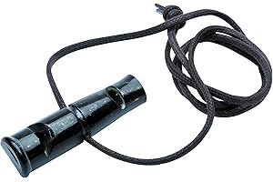 JANUEL - Sifflet Buffle Dressage Chien 6cm, Noir