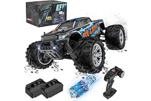 EVARY Voiture Télécommandée,1:16 4WD Voiture Telecommandé Tout Terrain,RC Voiture 40+ km/h,Double Batterie 50min, Voiture RC Electrique Jouet pour Adultes et Enfants