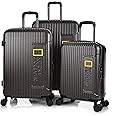 National Geographic Canyon 105 L ABS Metallic Mud Large Check - in Trolley/Luggage (N114HA.71.121), Metallic Mud, Luggage