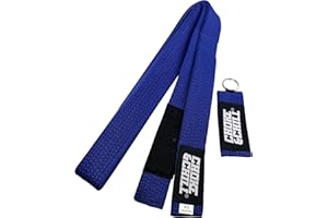 Choke&Chill BJJ Brazilian Jiu-Jitsu - Cinturón con llavero para adultos y niños Luta Livre