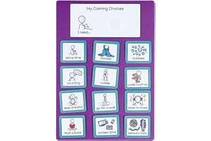 CREATE VISUAL AIDS Calming Chart to support ADHD - autism - anger management - with visual aids or pecs cards - supports emotional development - reduces anxiety - communication cards