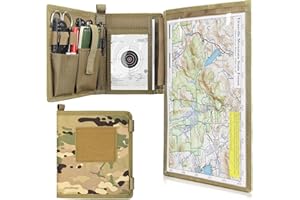 Peminkoo Sac de rangement pour cartes tactiques - Pliable - Pochette pour articles divers - Poche utilitaire E.DC - Poche à outils - Pour l'extérieur, la randonnée, le camping, la chasse
