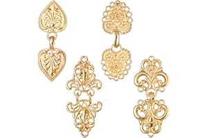 TUCNOEU 4pcs Vintage Waist Cincher,Cinch Clips for Clothes,Variety of Styles Vintage Shirt Clip,Back Cinch Sweater Shawl Clip Cardigan Brooches Decor for Different Women Clothing