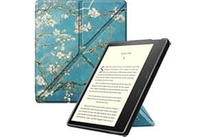 FINTIE Origami Case for All-new Kindle Oasis (10th Generation, 2019 Release & 9th Generation, 2017 Release) - Slim Fit Stand Cover Support [Hands Free] Reading with Auto Wake/Sleep, Blossom