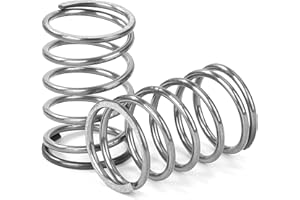 GUNGY Druckfeder Edelstahl Feder Druckfedern 30mm Drahtdurchmesser 1,7mm Außendurchmesser 20mm Länge 30mm Maximale Federkraft 3,6kg 4 Stück