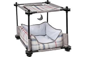 Kitty City Claw Indoor Mega Kit Cat Furniture, tiragraffi ondulato, letto per gatti