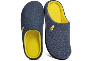 VeraCosy Bicolore Pantofole da Uomo in Memory Foam