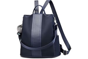 TcIFE Zaino Donna Impermeabile Antifurto Nylon Borsa Tracolla Zainetto Viaggio Zaino Da Lavoro Daypack