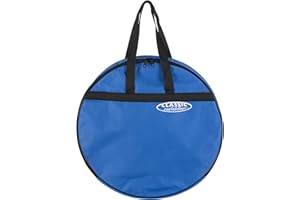 Housse Classic Cantabile pour Tambour Chamanique 18" - Convient aux Tambours de 46 cm de Diamètre - Rembourrée - Pour Hand Drums et Frame Drums - Bleu