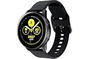 Syxinn silikonowy pasek sportowy kompatybilny z Galaxy Watch Active/Active2 40 mm 44 mm, Galaxy Watch 4/4 Classic/Watch 3 41 mm 20 mm silikonowy pasek do zegarka sportowego do Galaxy Watch 42