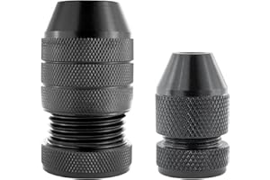 ENT EUROPEAN NORM TOOLS ENT 26512 Tiefenanschlag-Set, variabel Ø 3-11 mm, BohrStopp aus Alu für Holzbohrer