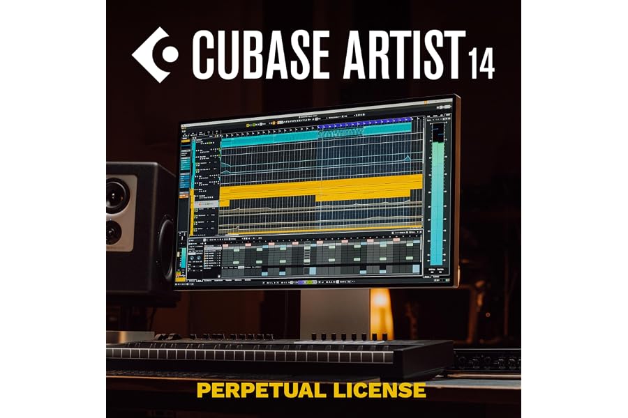 Steinberg Cubase Artist 14 Secuenciador audio/MIDI para aplicaciones de estudio o grabación doméstica | 1 Dispositivo | 1 Usu