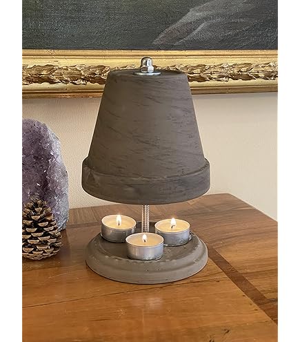 Kerzenheizer Aus Keramik - Doppelwandiger Teelichtofen Für Gemütliche Wärme