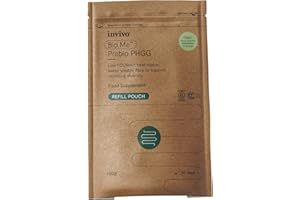 Bio.Me Prebio PHGG Refill Pouch (30 Day Supply) - Prebiotic Fibre Powder Supplement - Water Soluble Fibre to Support Microbial Bacteria Diversity in The Gut - Vegan Friendly & Gluten Free - by Invivo