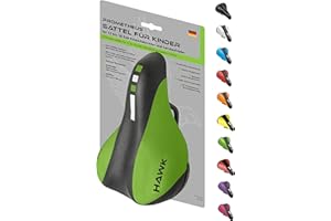 PROMETHEUS BICYCLES Sellino bici bambino | Sella bici bambino unisex | Sella bici bambina per 12 14 16 18 pollici comoda