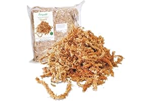 Ortisgreen Sphaigne chilienne de première qualité 500g, entièrement Naturelle et biodégradable. Substrat idéal pour Les orchidées, Les bonsaïs et Les Jardins verticaux.