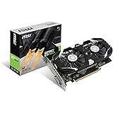MSI NVIDIA GEFORCE GTX 1050Ti 4GT OC Graphics Card '4GB GDDR5, 1455MHz, DisplayPort, HDMI, DVI-D, Dual Fan Cooling System'