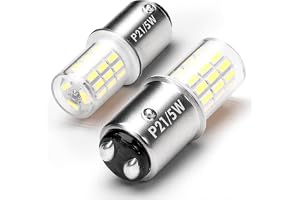 1157 BAY15D P21/5W LED-bromslampa, extremt starkt vitt ljus 6500 K, 2-pack | 12V–24V 2057 2357 7528 LED-lampor för bilar, husbilar och motorcyklar – bakljus, parkeringsljus, bromsljus