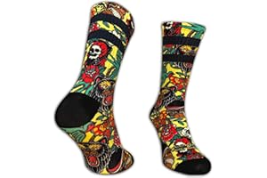 Jungle Socks Calcetines Deportivos Divertidos para CrossTraining, Ciclismo, Running, Fitness, Gimnasio, LifeStyle para Hombres y Mujeres. Diseñado en Europa.