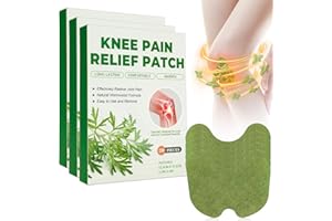 Holilo Parche para Aliviar el Dolor de Rodilla, 60 Parches Dolor Rodilla, Parches para Aliviar el Dolor de Ajenjo para Inflamación de Rodilla, Espalda, Hombros y Cuello