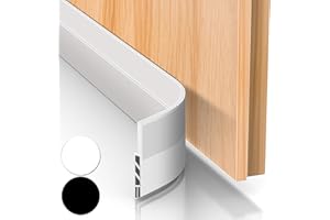 Viosmut Türdichtung Zugluftstopper für Türen, Neu Premium Türdichtung Selbstklebend mit Netzkleber, Zugluftstopper Türdichtung Unten Energiespar, Schallschutz, KäLteschutz - 100 * 5cm (Weiß)