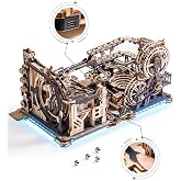 Puzzle 3D In Legno ROKR Ocean Fisher – Altalena A Gravità, Modello Meccanico Da Costruire