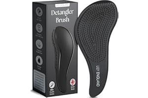 Szczotka do włosów dla kobiet, dziewcząt i dzieci - szczotki do włosów dla kobiet, szczotka do włosów mokrych, delikatnych, kręconych, grubych, afro przez Lily England (czarny)