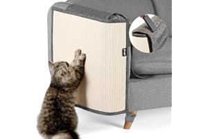 NATUYA Furniture Protectors from Cats-Cat Furniture Protector-Cat Scratch Deterrent Cushion-Stretchable Anti-Scratch Sofa Cushion (Dark gray, Right)