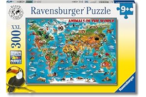 Ravensburger Animali del Mondo Puzzle, 300 Pezzi, 13257