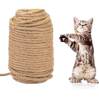 Corde Sisal Naturelle 8mm X 20m - Pour Arbre à Chat, Bricolage, Décoration, Remplacement Griffoir