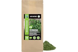 Alpi Nature Perejil Seco Orgánico 250g, Hierba Seca y Triturada, Especia de Perejil para Cocinar