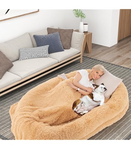 Plufl, The Original Human Dog Bed for Adults, Kids, and Pets. As