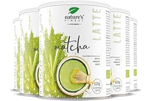 Nature's Finest by Nutrisslim Matcha Chai Latte Polvere Con Tè Verde, Latte Di Cocco, Zenzero e Cannella - Energia Naturale e Supporto Digestivo - Vegano