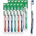 GUM 461 Super Tip Toothbrush, Compact Head, Soft Bristles, Bulk Samples, 12 Count