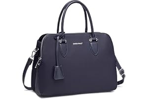 David Jones - Damen Handtasche Elegante Henkeltasche - PU Leder Schultertasche Frau - Stilvolle Tote Bag Shopper Tasche - Alltags Umhängetasche Viele Fächer & Taschen - Modisch Arbeit - Dunkelblau