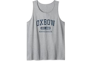 OXBOW ND RETRO T-SHIRTS & TEES Design sportif vintage Oxbow North Dakota ND Débardeur