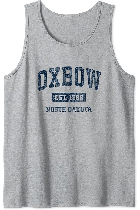 Débardeur Sportif Vintage Oxbow North Dakota - Style Rétro Et Confortable