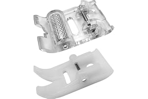 ZICKZACKNAEHMASCHINE Roller foot and Teflon foot (non-stick foot sliding foot) presser foot for Brother Innovis sewing machines
